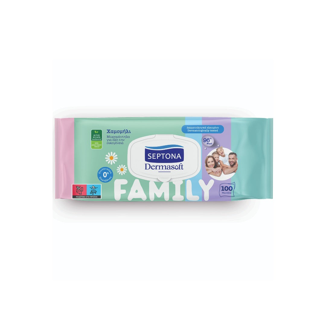 SEPTONA Dermasoft Family wipes 100pcs